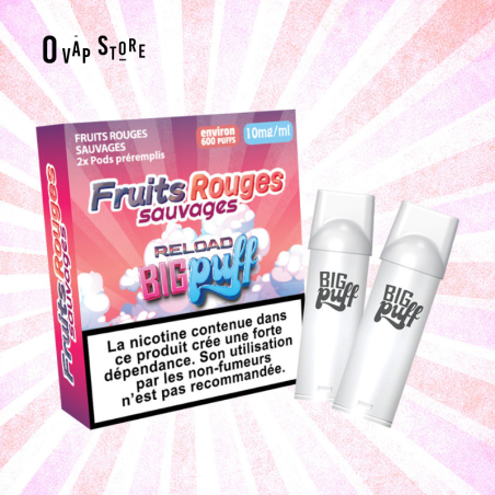 Pods Fruits Rouges Sauvages - Big Puff Reload