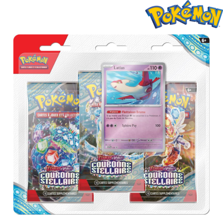 Tripack Couronne Stellaire - Ecarlate & Violet (EV07) Pokemon