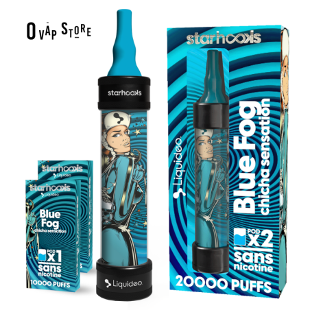 Kit Blue Fog - Chicha StarHooks Liquideo