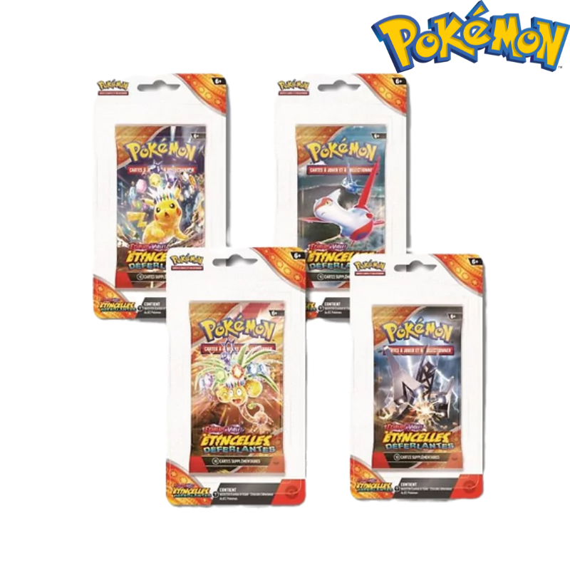 Booster Blister Etincelles Déferlantes - Ecarlate & Violet (EV08)Pokemon