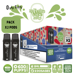 Pods Triple Berries 2ml x2 - Repuff Ma Petite Vape Rechargeable