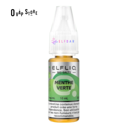 E-liquide Menthe Verte 10ml - ELFLIQ Elfbar