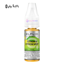 E-liquide Citron & Citron Vert 10ml - ELFLIQ Elfbar