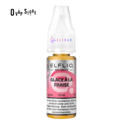 E-liquide Glace à la Fraise 10ml - ELFLIQ Elfbar