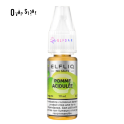 E-liquide Pomme acidulée 10ml - ELFLIQ Elfbar