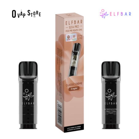 Pod Classic Crème 2ml x2 ELFA Pro - Elfbar