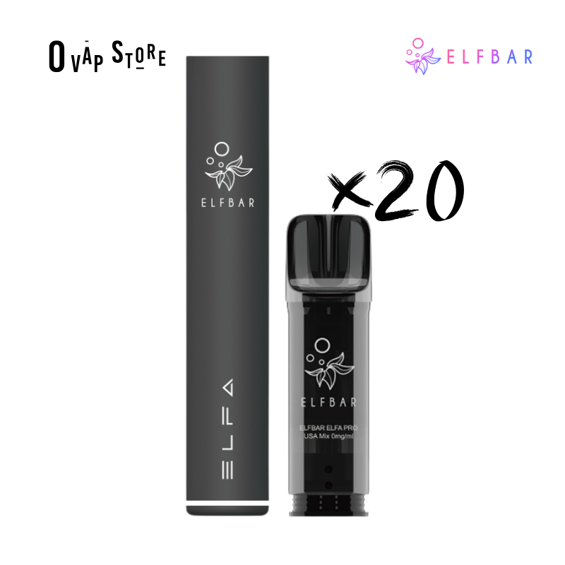 Pack ELFA (Batterie + Pods 2ml x10) - Elfbar