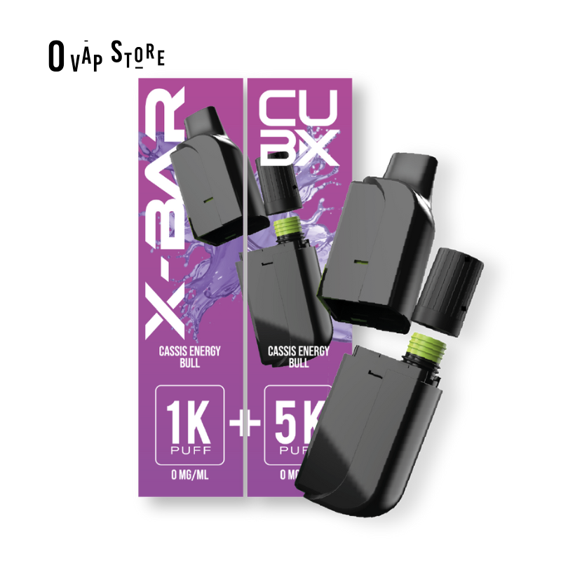 Recharge Cassis Energy Bull CUB-X (Pod+Reservoir) - X-Bar