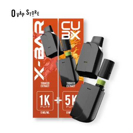 Recharge Tobacco Extract CUB-X (Pod+Reservoir) - X-Bar