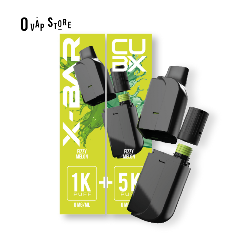 Recharge Fizzy Melon CUB-X (Pod+Reservoir) - X-Bar