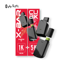 Recharge Strawberry Ice CUB-X (Pod+Reservoir) - X-Bar