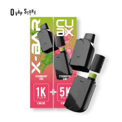 Recharge Strawberry Kiwi CUB-X (Pod+Reservoir) - X-Bar