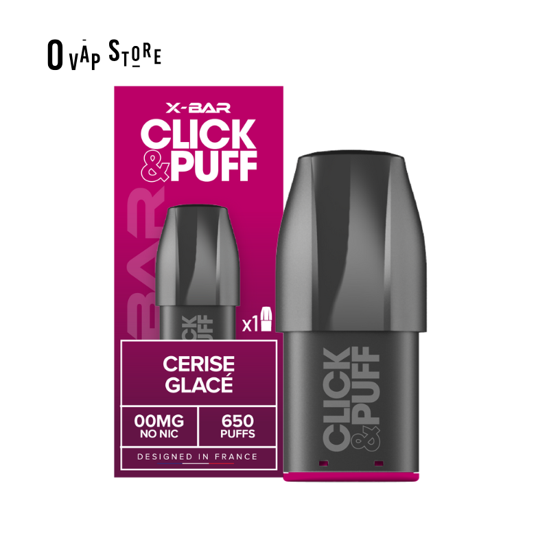 Pod Cerise Glacée 2ml Click & Puff - X-Bar