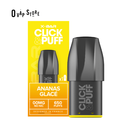 Pod Ananas Glacé 2ml Click & Puff - X-Bar