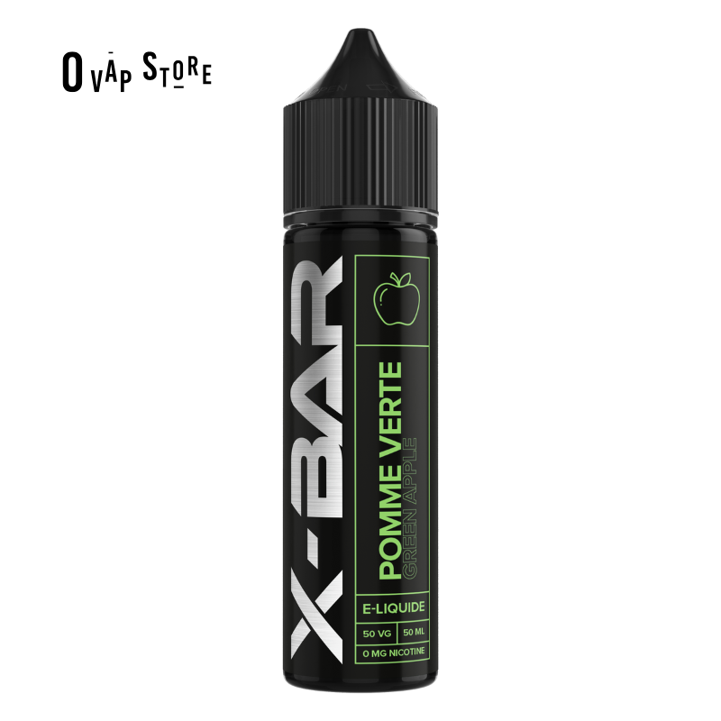 E-liquide Pomme Verte 50ml - X-Bar