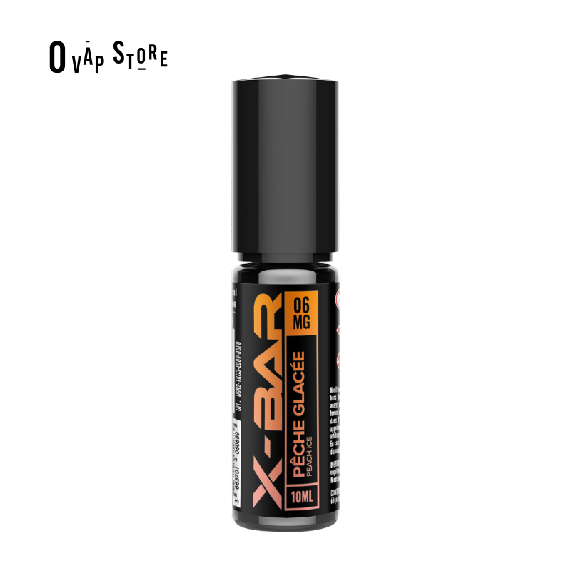 E-liquide Pêche Glacée 10ml Classic Nic - X-Bar