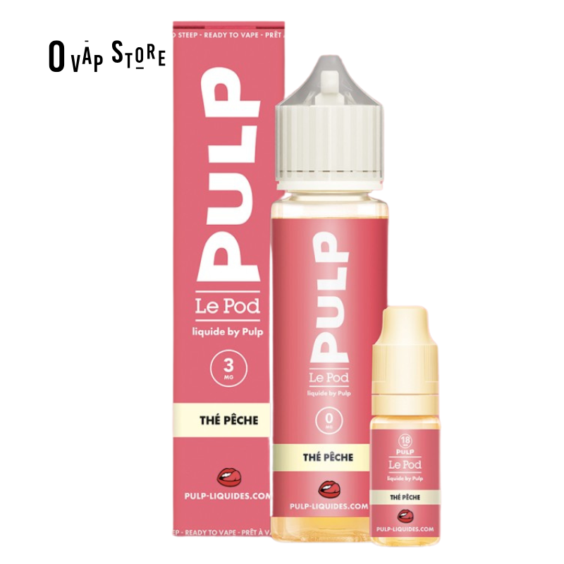 E-liquide Thé Pêche 60ml - Le Pod Liquide Pulp