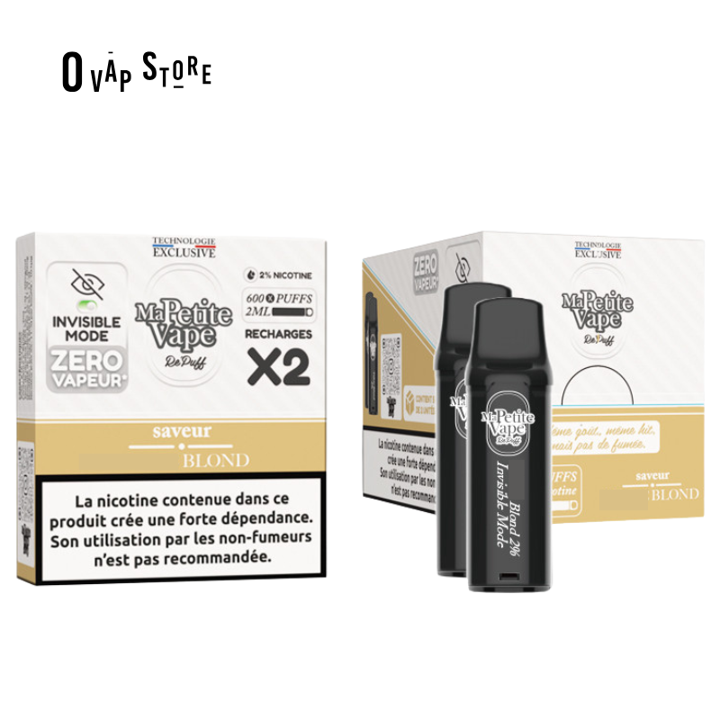 Pods Blond x2 - RePuff Zero Vapeur / Ma Petite Vape