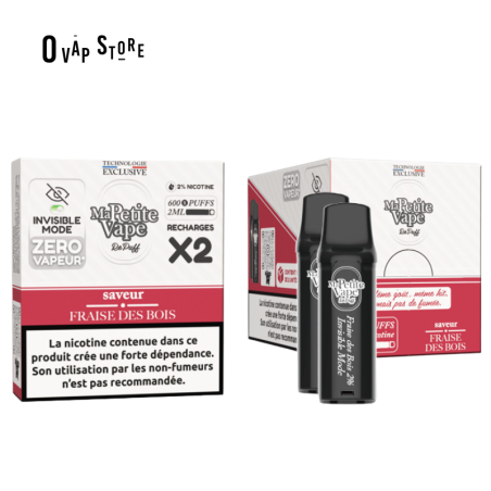 Pods Fraise des Bois x2 - RePuff Zero Vapeur / Ma Petite Vape