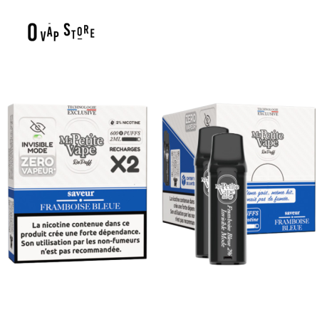 Pods Framboise Bleue x2 - RePuff Zero Vapeur / Ma Petite Vape