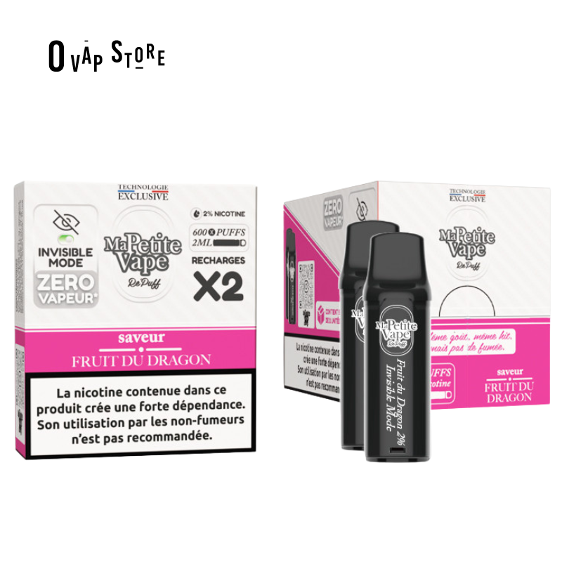 Pods Fruit du Dragon x2 - RePuff Zero Vapeur / Ma Petite Vape