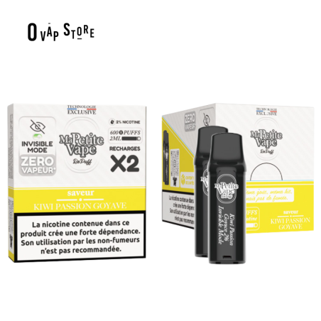 Pods Kiwi Passion Goyave x2 - RePuff Zero Vapeur / Ma Petite Vape