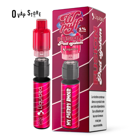 Puff Rechargeable My Cherry Amour - Wpuff Fusion Pod System Liquideo