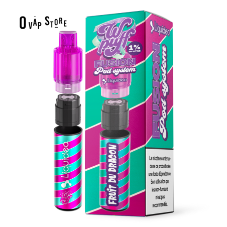 Puff Rechargeable Fruit du Dragon - Wpuff Fusion Pod System Liquideo