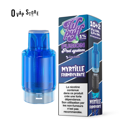 Pod Myrtille Framboyante - Wpuff Fusion Pod System Liquideo