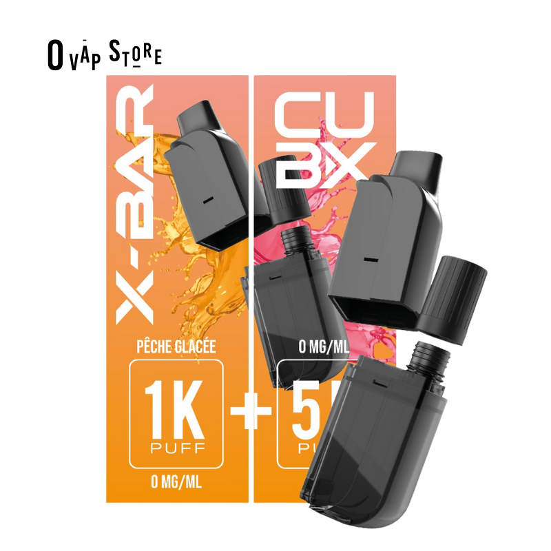 Recharge Pêche Glacée CUB-X (Pod+Reservoir) - X-Bar