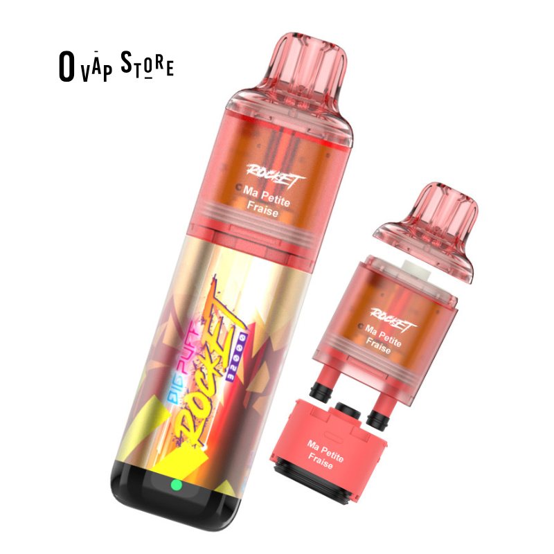 Puff Ma Petite Fraise 32K - Big Puff Rocket Pod Rechargeable