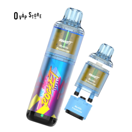 Puff Myrtille Framboise 32K - Big Puff Rocket Pod Rechargeable