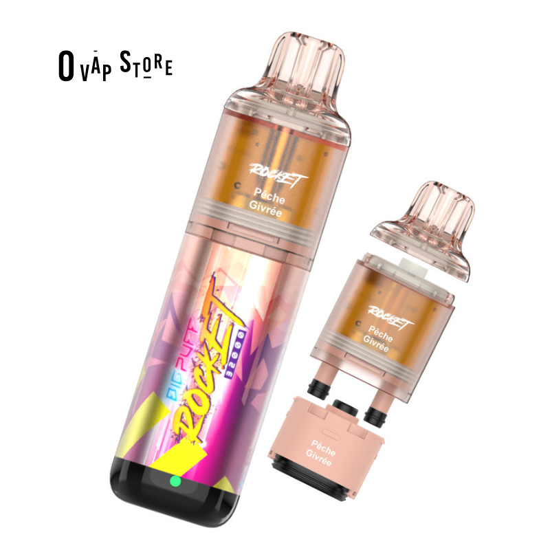 Puff Pêche Glacée 32K - Big Puff Rocket Pod Rechargeable