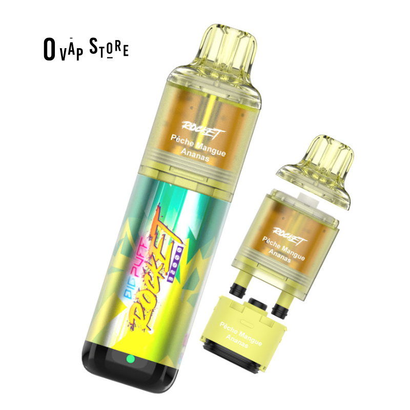 Puff Pêche Mangue Ananas 32K - Big Puff Rocket Pod Rechargeable