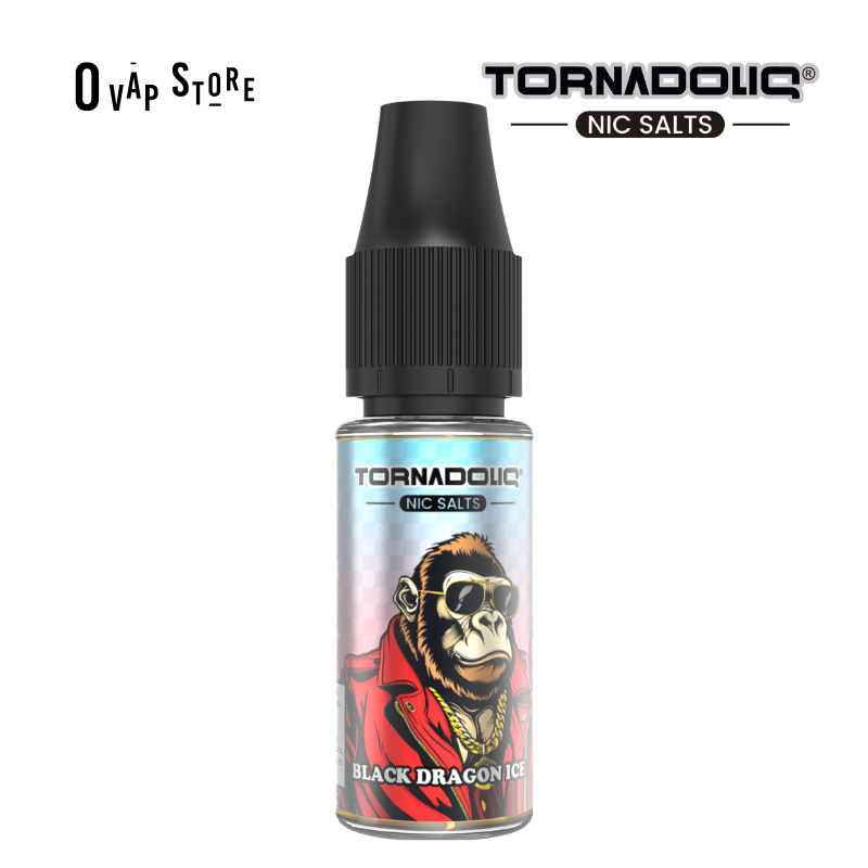 E-liquide Black Dragon Ice 10ml - Tornadoliq RandM