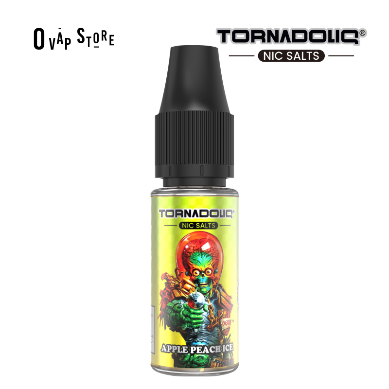 E-liquide Apple Peach Ice 10ml - Tornadoliq RandM