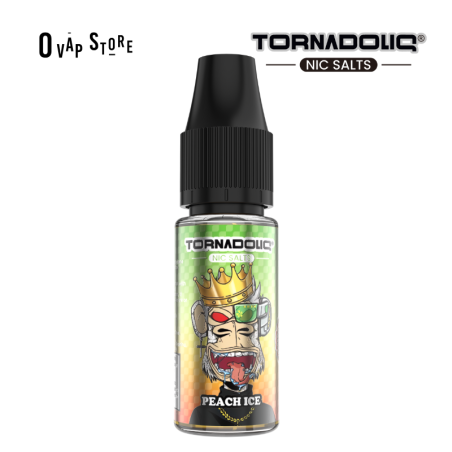 E-liquide Peach Ice 10ml - Tornadoliq RandM