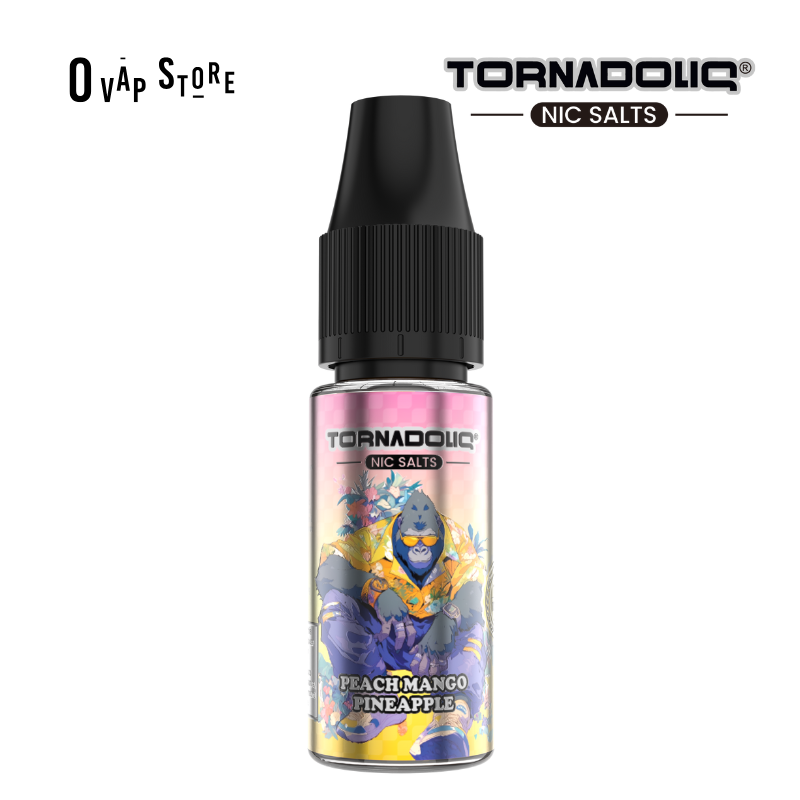 E-liquide Peach Mango Pineapple 10ml - Tornadoliq RandM