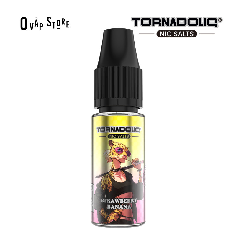 E-liquide Strawberry Banana 10ml - Tornadoliq RandM
