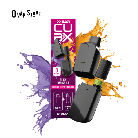 Recharge Black Dragon Ice CUB-X (Pod+Reservoir) - X-Bar
