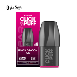 Pod Black Dragon Ice 2ml Click & Puff - X-Bar