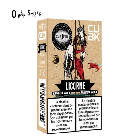 Recharge Licorne CUB-X (Pod+Reservoir) - Curieux & X-Bar