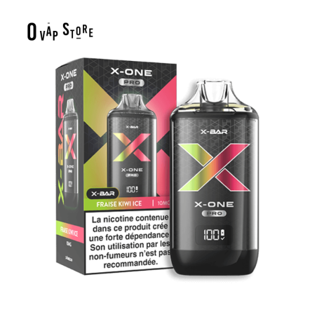 Kit Fraise Kiwi Ice X-One Pro (Puff Rechargeable) - X-Bar