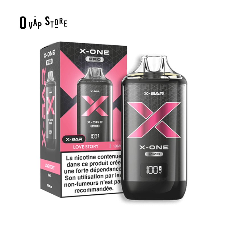 Kit Love Story X-One Pro (Puff Rechargeable) - X-Bar