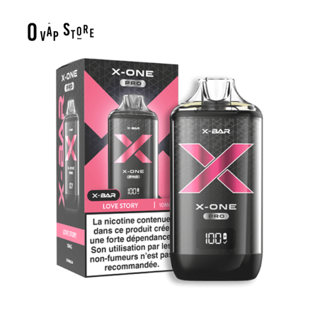 Kit Love Story X-One Pro (Puff Rechargeable) - X-Bar