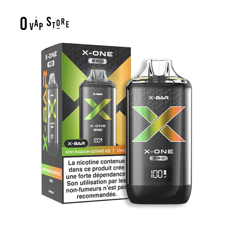 Kit Kiwi Passion Goyave X-One Pro (Puff Rechargeable) - X-Bar