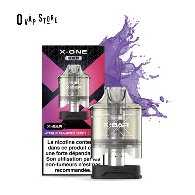 Pod Cerise Myrtille Framboise X-One Pro - X-Bar