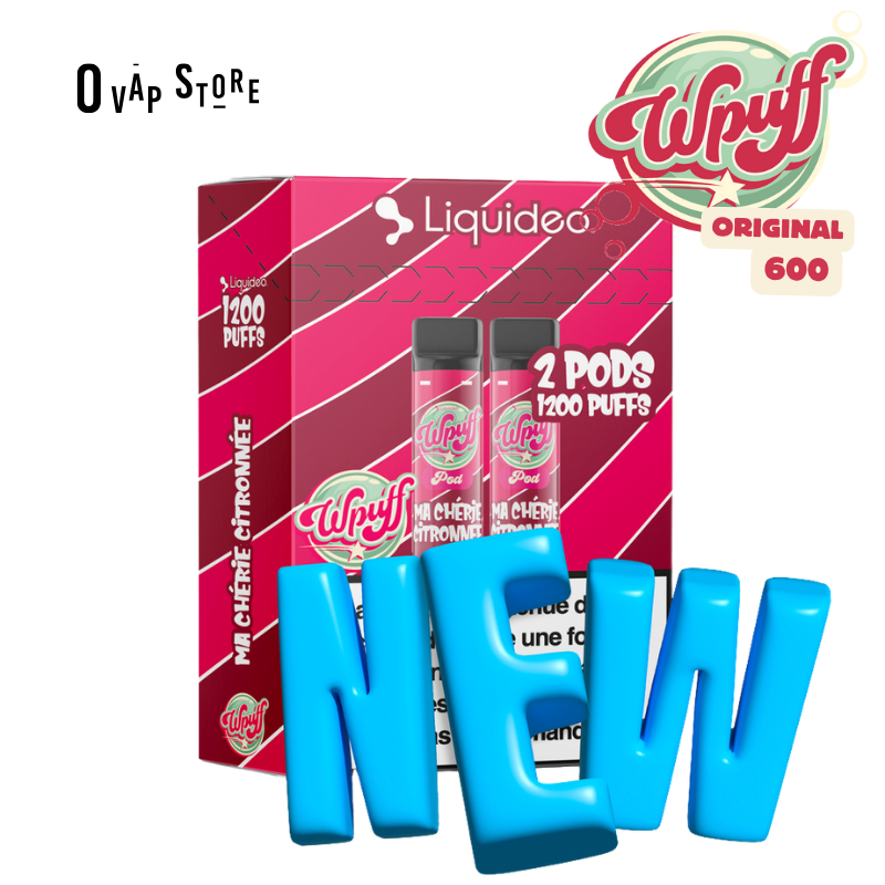 Pods Ma Chérie Citronnée x2 Wpuff 600 Original - Liquideo