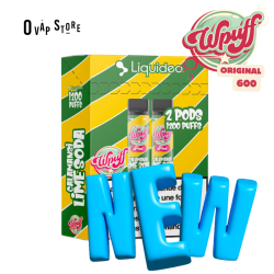 Pods Calamansi Lime Soda x2 Wpuff 600 Original - Liquideo