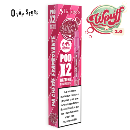 Pods Ma Cherie Framboyante x2 Wpuff 2.0 Rechargeable - Liquideo